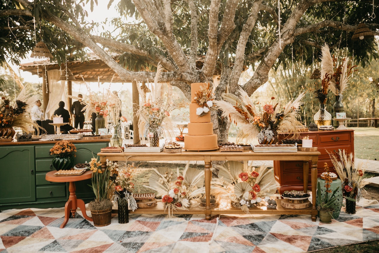 décoration de mariage en extérieur 